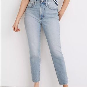 Madewell curvy perfect vintage jean in fiore wash